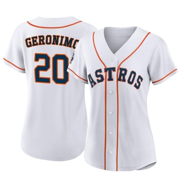 Cesar Geronimo Women's Replica Houston Astros White 2022 World Series Home Jersey