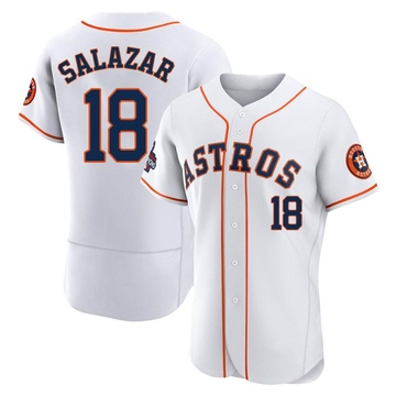 Cesar Salazar Men's Authentic Houston Astros White 2022 World Series Champions Home Jersey