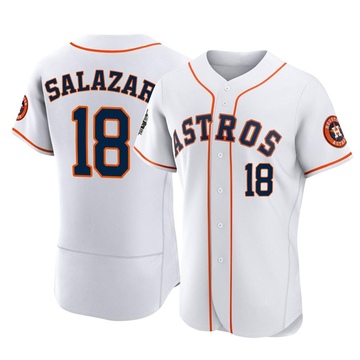 Cesar Salazar Men's Authentic Houston Astros White 2022 World Series Home Jersey