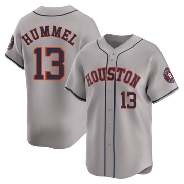 Cooper Hummel Men's Limited Houston Astros Gray Away Jersey