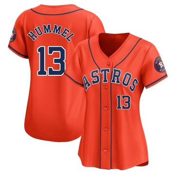 Cooper Hummel Women's Limited Houston Astros Orange Alternate Jersey