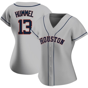 Cooper Hummel Women's Replica Houston Astros Gray Road 2020 Jersey