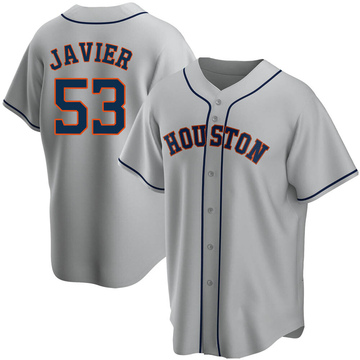 Cristian Javier Youth Replica Houston Astros Gray Road Jersey