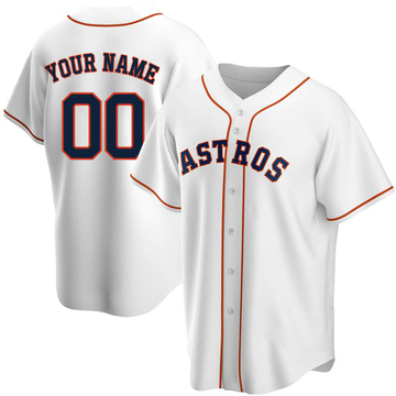 Custom Youth Replica Houston Astros White Home Jersey