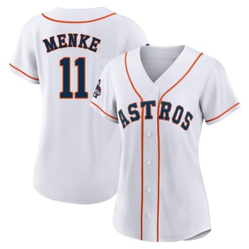 Denis Menke Women's Authentic Houston Astros White 2022 World Series Champions Home Jersey