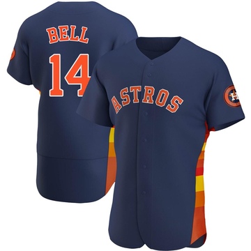 Derek Bell Men's Authentic Houston Astros Navy Alternate Jersey