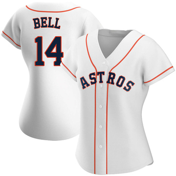 Derek Bell Women's Authentic Houston Astros White Home Jersey