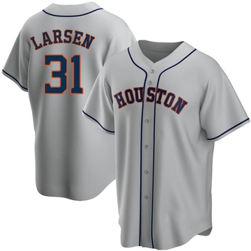 Don Larsen Youth Replica Houston Astros Gray Road Jersey