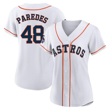 Youth Don Larsen Houston Astros Replica Orange Alternate Jersey
