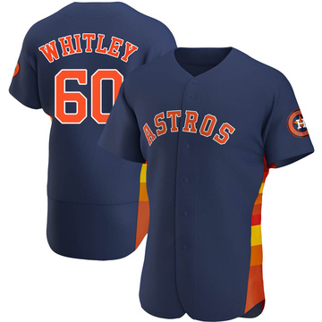 Forrest Whitley Men's Authentic Houston Astros Navy Alternate Jersey