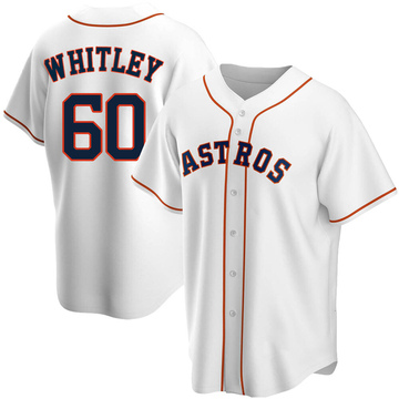 Forrest Whitley Men's Replica Houston Astros White Home Jersey