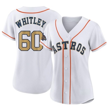 Forrest Whitley Women's Authentic Houston Astros Gold White 2023 Collection Jersey