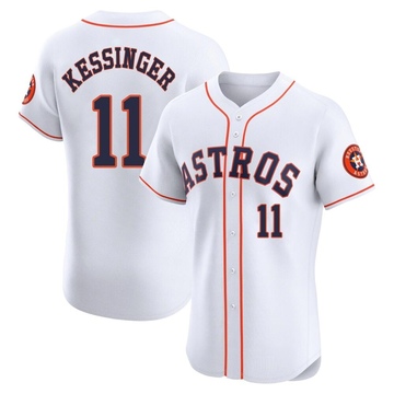 Grae Kessinger Men's Elite Houston Astros White Home Jersey