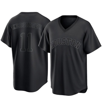 Grae Kessinger Men's Replica Houston Astros Black Pitch Fashion Jersey