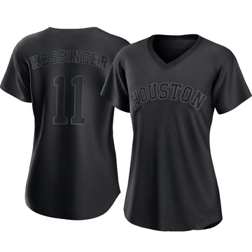 Grae Kessinger Women's Authentic Houston Astros Black Pitch Fashion Jersey