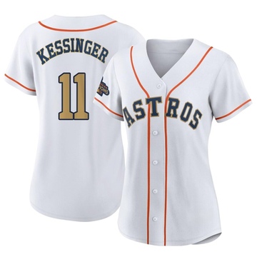 Grae Kessinger Women's Authentic Houston Astros Gold White 2023 Collection Jersey