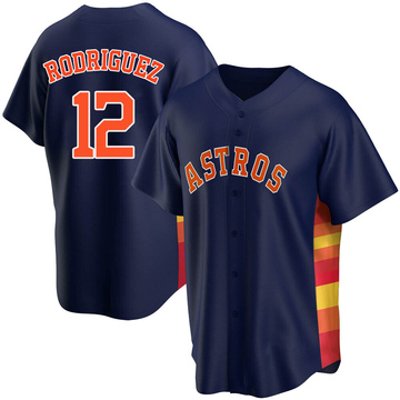 Ivan Rodriguez Men's Replica Houston Astros Navy Alternate Jersey