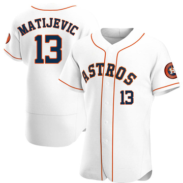 J.J. Matijevic Men's Authentic Houston Astros White Home Jersey