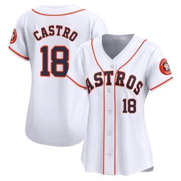 Jason Castro Women's Limited Houston Astros White Home Jersey