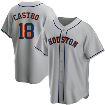 Jason Castro Youth Replica Houston Astros Gray Road Jersey