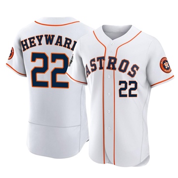 Jason Heyward Men's Authentic Houston Astros White 2022 World Series Home Jersey