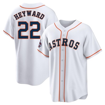 Jason Heyward Youth Replica Houston Astros White 2022 World Series Champions Home Jersey