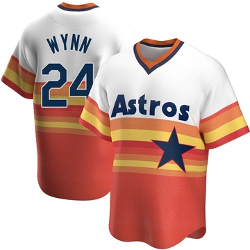 Jimmy Wynn Men's Replica Houston Astros White Home Cooperstown Collection Jersey