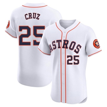 Jose Cruz Jr. Men's Elite Houston Astros White Home Jersey