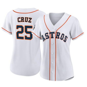 Jose Cruz Jr. Women's Authentic Houston Astros White 2022 World Series Home Jersey