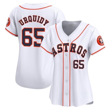 Jose Urquidy Women's Limited Houston Astros White Home Jersey