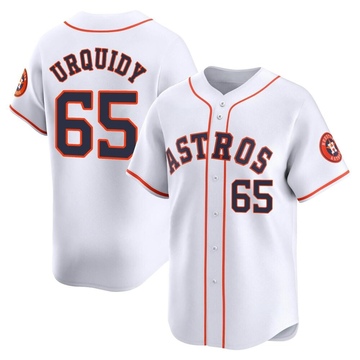 Jose Urquidy Youth Limited Houston Astros White Home Jersey