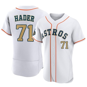 Josh Hader Men's Authentic Houston Astros Gold White 2023 Collection Jersey