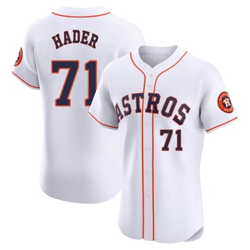 Josh Hader Men's Elite Houston Astros White Home Jersey