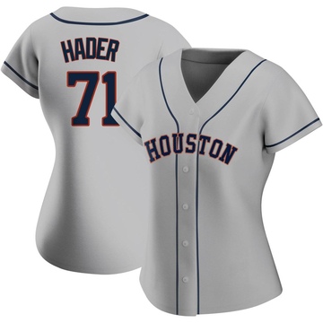 Josh Hader Women's Authentic Houston Astros Gray Road 2020 Jersey