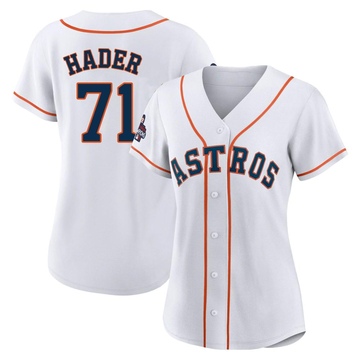 Josh Hader Women's Authentic Houston Astros White 2022 World Series Champions Home Jersey