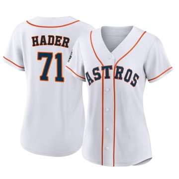 Josh Hader Women's Authentic Houston Astros White 2022 World Series Home Jersey