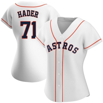 Josh Hader Women's Authentic Houston Astros White Home Jersey