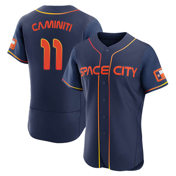 Ken Caminiti Men's Authentic Houston Astros Navy 2022 City Connect Jersey