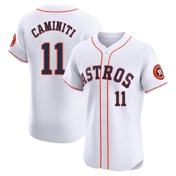 Ken Caminiti Men's Elite Houston Astros White Home Jersey