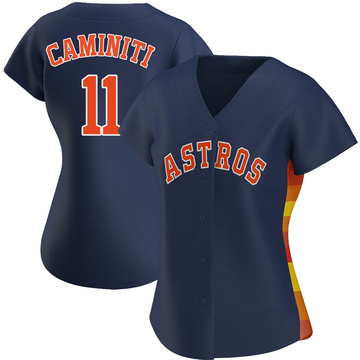 Ken Caminiti Women's Authentic Houston Astros Navy Alternate Jersey