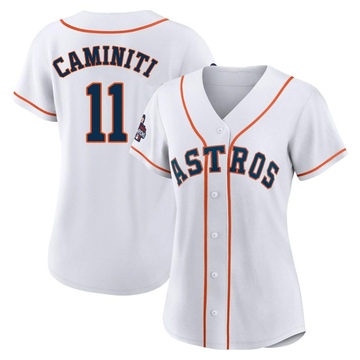 Ken Caminiti Women's Authentic Houston Astros White 2022 World Series Champions Home Jersey