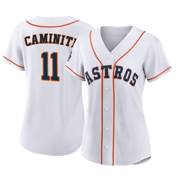 Ken Caminiti Women's Authentic Houston Astros White 2022 World Series Home Jersey