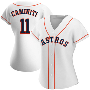 Ken Caminiti Women's Authentic Houston Astros White Home Jersey