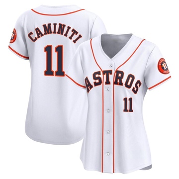 Ken Caminiti Women's Limited Houston Astros White Home Jersey