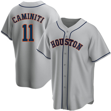 Ken Caminiti Youth Replica Houston Astros Gray Road Jersey