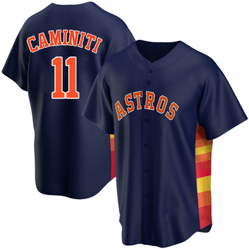 Ken Caminiti Youth Replica Houston Astros Navy Alternate Jersey