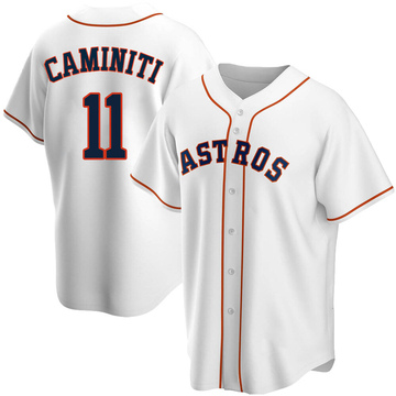 Ken Caminiti Youth Replica Houston Astros White Home Jersey