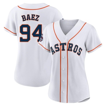 Luis Baez Women's Authentic Houston Astros White 2022 World Series Champions Home Jersey