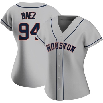 Luis Baez Women's Replica Houston Astros Gray Road 2020 Jersey