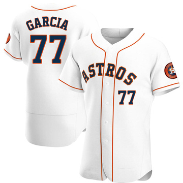 Luis Garcia Men's Authentic Houston Astros White Home Jersey